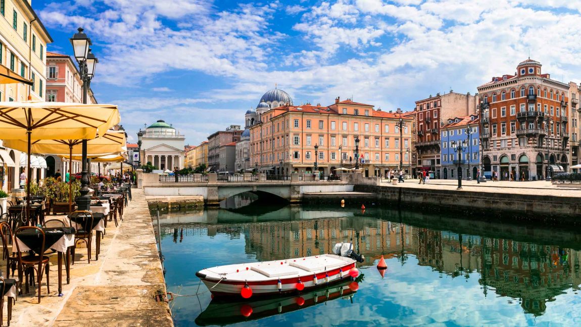 Ville de Trieste capitale de la région Frioul Vénétie julienne